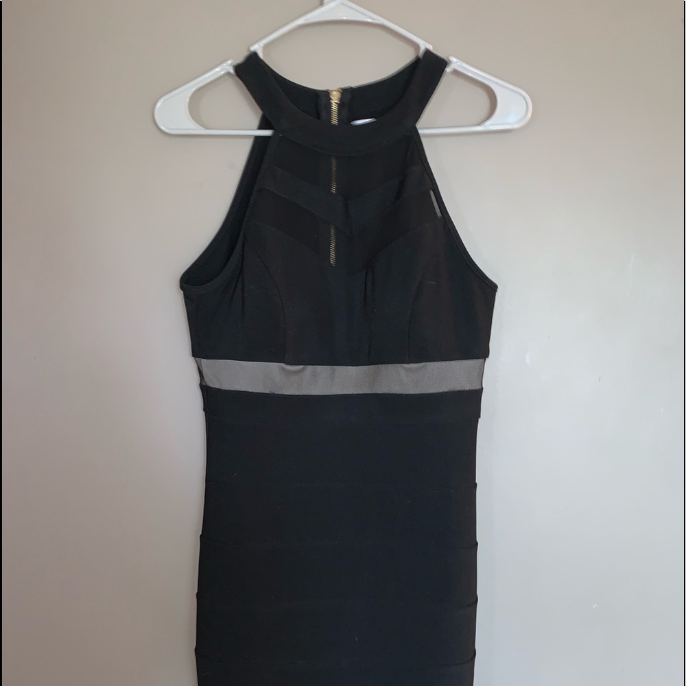 Black Body Con Dress